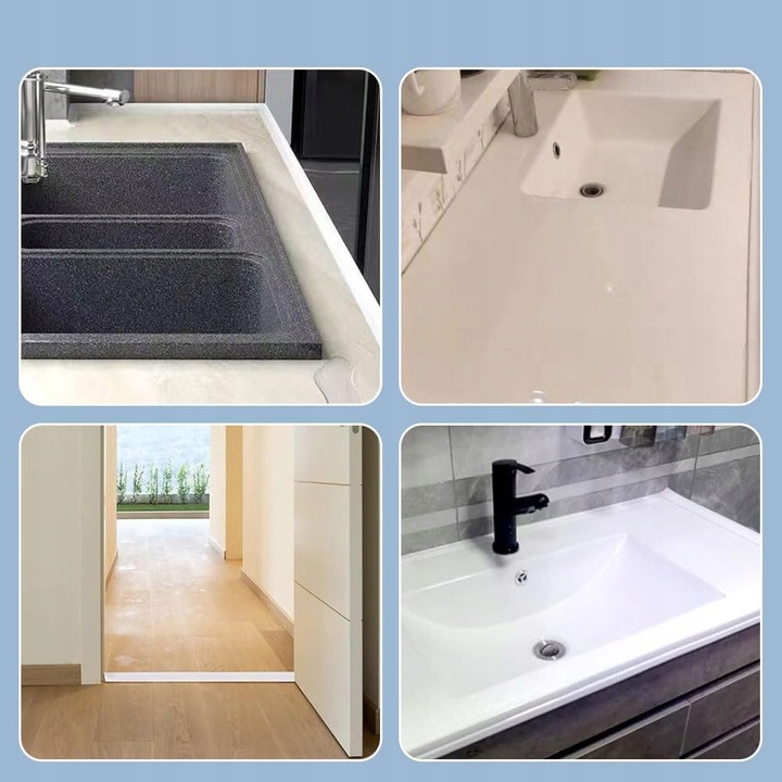 2M SAMOPRZYLEPNA LISTWA ZATRZYMUJĄCA WODĘ DO WANNY, LISTWA