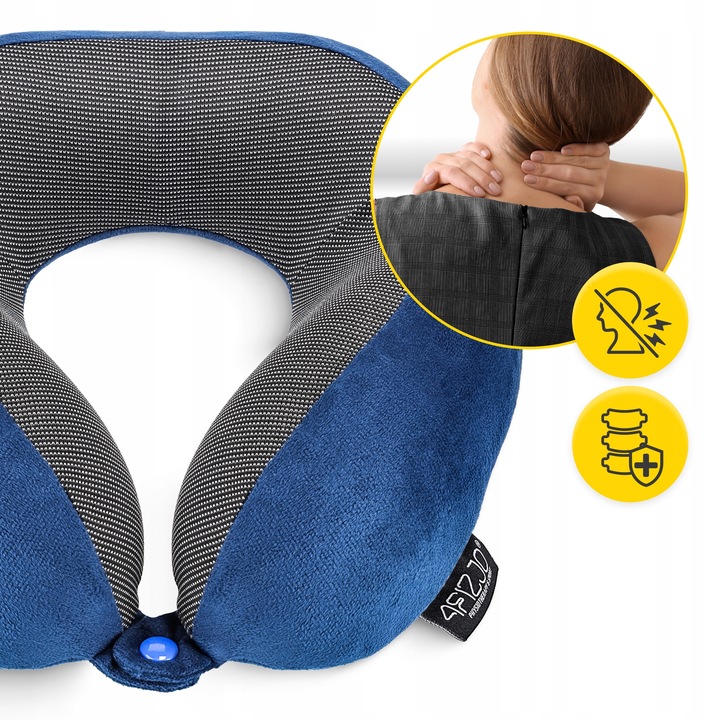 PODUSZKA PODRÓŻNA TURYSTYCZNA ROGAL ZAGŁÓWEK NA SZYJĘ PIANKA VISCO MEMORY