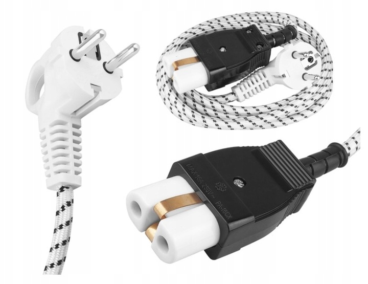 PRZEWÓD KABEL DO PRODIŻA MINI PIEKARNIK ŻELAZKA 1,8m OPLOT