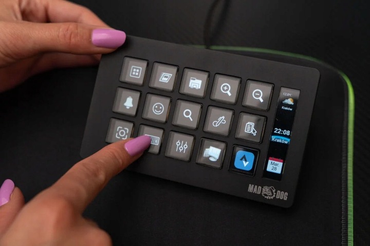 Panel MAD DOG Stream Deck GK150K Czarny