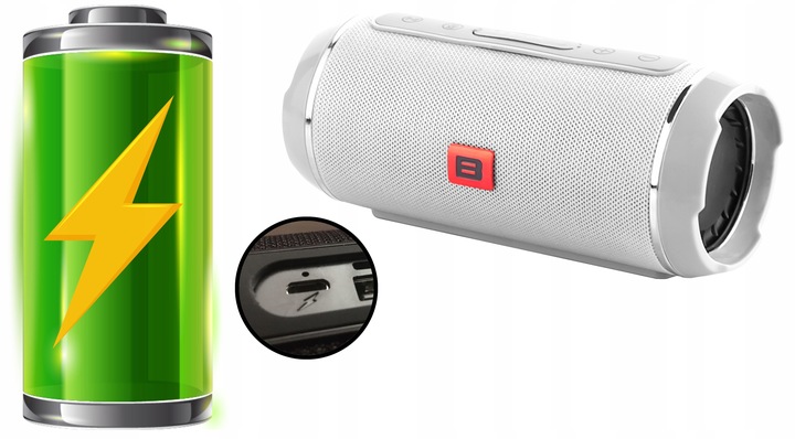 MOCNY GŁOŚNIK BLUETOOTH USB SD PRZENOŚNY BEZPRZEWODOWY RADIO WIEŻA