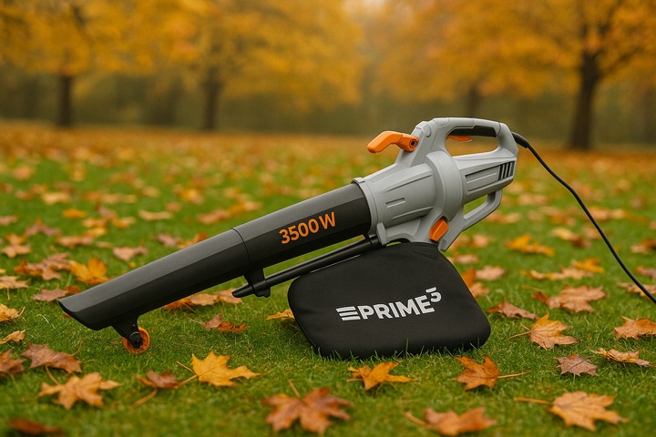 DMUCHAWA ODKURZACZ DO LIŚCI OGRODOWA MOCNA ROZDRABNIACZ 3W1 3500W