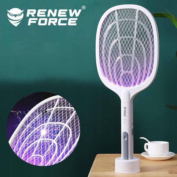 ŁAPKA PUŁAPKA OWADOBÓJCZA LAMPA UV NA MUCHY KOMARY ELEKTRYCZNA PACKA 2