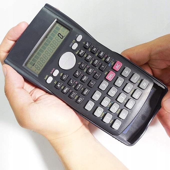 Kalkulator naukowy dwuliniowy biurowy do szkoły studia dużo 249 funkcji