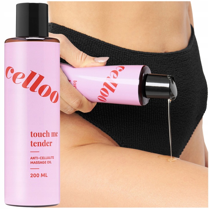 OLEJEK DO MASAŻU antycellulitowy WYGŁADZAJĄCY z awokado ROGRZEWAJĄCY Celloo