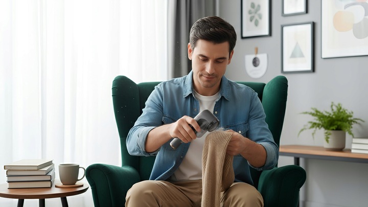 GOLARKA DO UBRAŃ AKUMULATOROWA USB-C LCD + ZAPASOWE OSTRZA + DUŻY