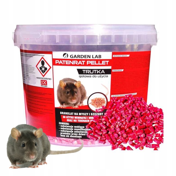 ZATRUTE ZIARNO MOCNA TRUTKA NA MYSZY SZCZURY GRYZONIE WABI