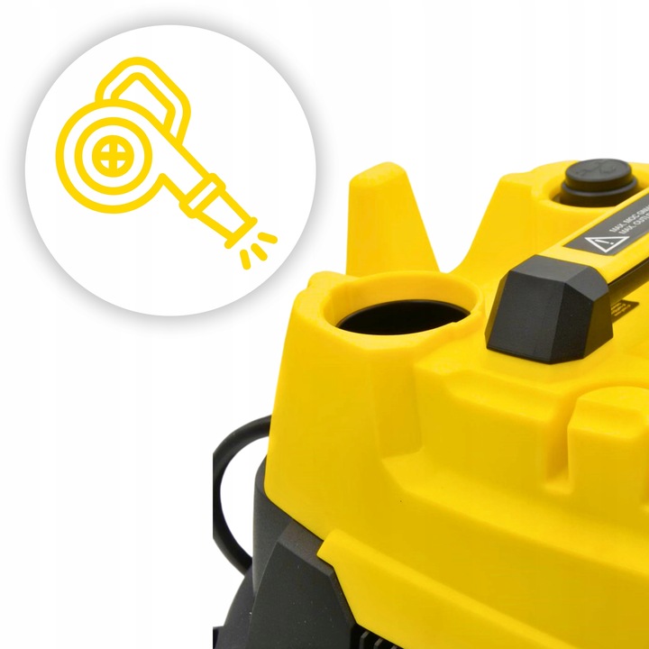 ODKURZACZ PRZEMYSŁOWY BEZWORKOWY Z OTRZĄSACZEM DO GIPSU SUCHO MOKRO