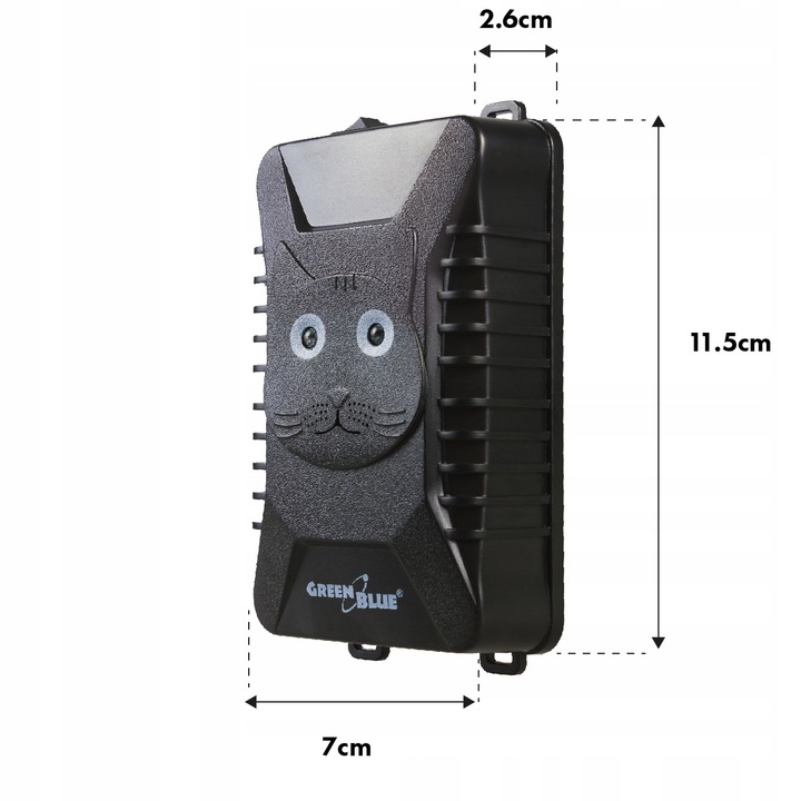 ODSTRASZACZ GRYZONI DO SAMOCHODU AUTA Ultradźwiękowy KUN SZCZURÓW