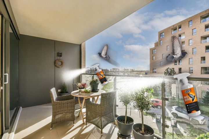 ŚRODEK SPRAY PREPARAT ODSTRASZAJĄCY GOŁĘBIE PTAKI WRÓBLE NO BIRD 500ML