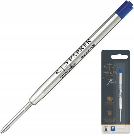 Wkład do długopisu Parker QUINKflow F niebieski x2