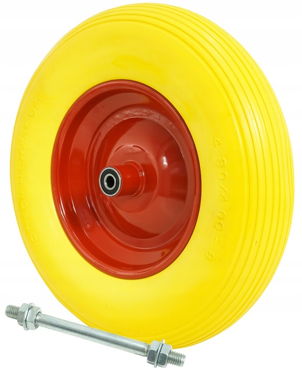 KOŁO KÓŁKO DO TACZKI TACZEK PEŁNE 4.00-8 400-8 400x8 BEZDĘTKOWE PEŁNE