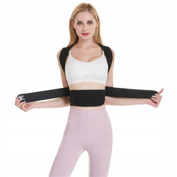 KOREKTOR WAD POSTAWY PLECÓW PAJĄCZEK SZELKI NA PROSTY KRĘGOSŁUP rozm. S