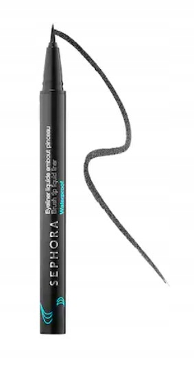 Sephora Brush Tip Waterproof Liquid Eyeliner - 01