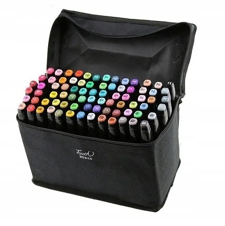 Dwustronne MARKERY PISAKI alkoholowe 80pcs (C024)