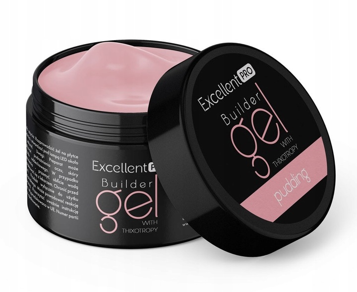 EXCELLENT PRO BUILDER GEL ŻEL PUDDING BUDUJĄCY Z TIKSOTROPIĄ TPO FREE 50 g
