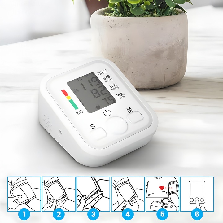 CIŚNIENIOMIERZ NARAMIENNY ELEKTRONICZNY AUTOMATYCZNY CZYTELNY EKRAN LCD