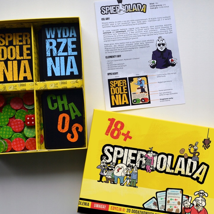 Gra Imprezowa Spierdolada 18+