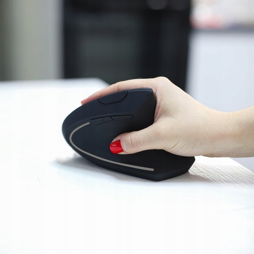 MYSZ PIONOWA WERTYKALNA SENSOR OPTYCZNY MYSZKA BEZPRZEWODOWA 1200 dpi