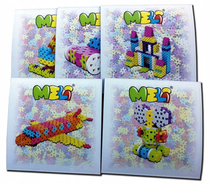 Klocki Meli Konstrukcyjne Basic 600 sztuk +PREZENT