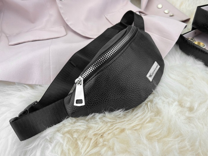 KOCHMANSKI saszetka nerka damska biodrowa na pas wodoodporna czarna