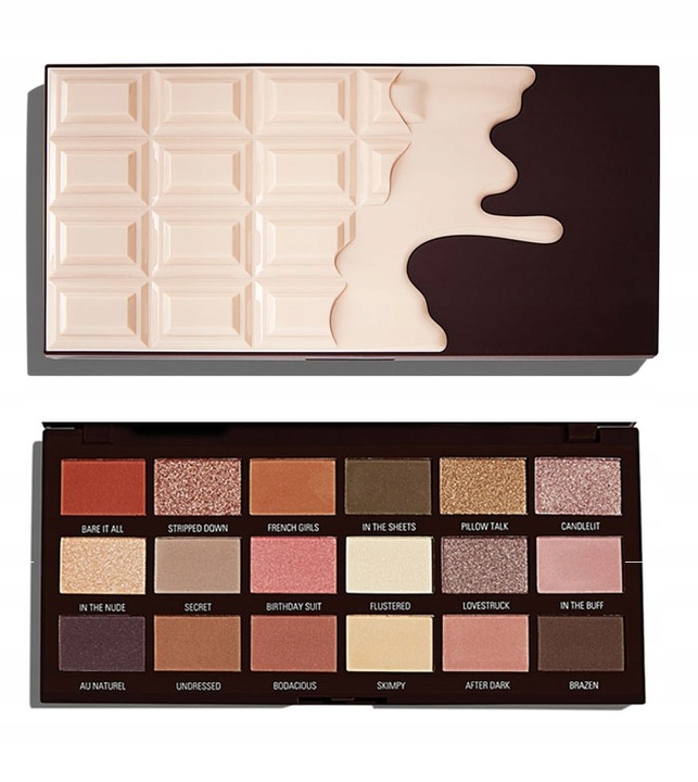 Makeup Revolution Nudes Chocolate Paleta Cieni do Powiek