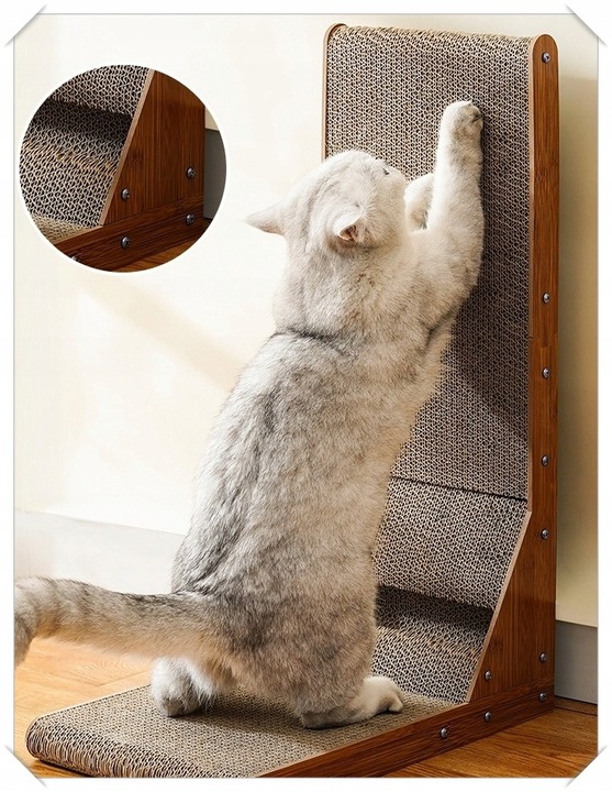 Drapak Narożny Dla Kota Kotów Zabawka z Piłką