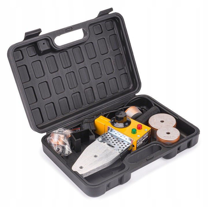 Zgrzewarka POLIFUZYJNA do Rur PCV PP 1500W 6 Matryc 20-63MM WALIZKA 320 C