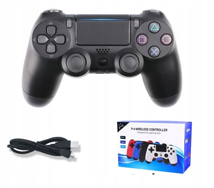 KONTROLER BEZPRZEWODOWY DO PS4 PAD DOUBLESCHOCK WIBRACJE NOWY AI&JL