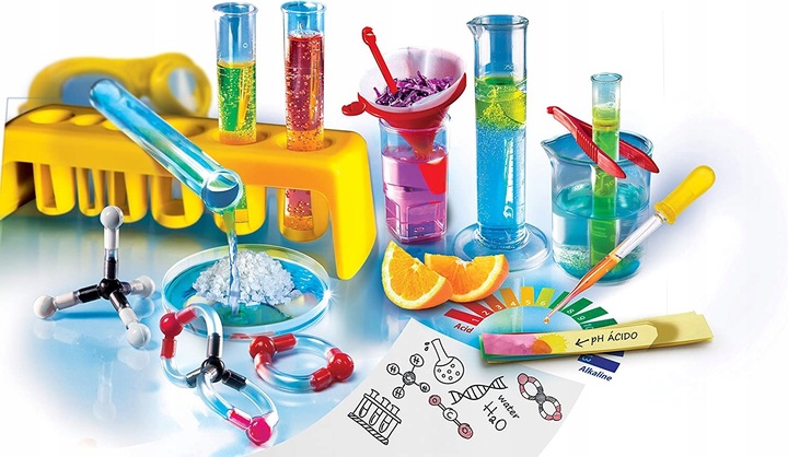 CLEMENTONI LABORATORIUM CHEMICZNE 150 doświadczeń dla dzieci +8 lat