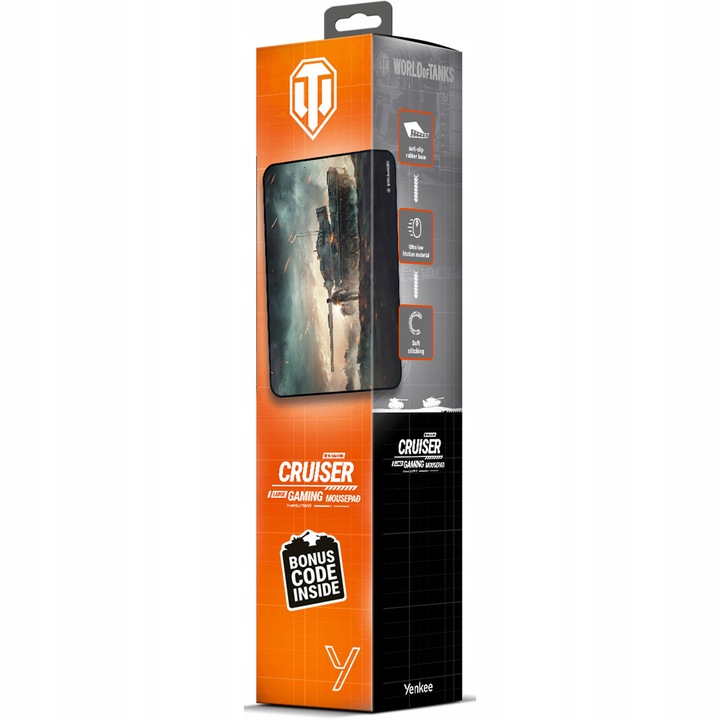 Podkładka pod Myszkę Yenkee YPM WT47 WORLD of TANKS 470x350 Czołg + BONUS