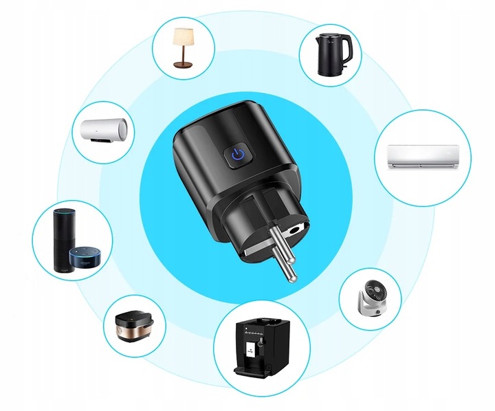 2x PROGRAMATOR CZASOWY GNIAZDKO GNIAZDO WiFi SMART TUYA TIMER