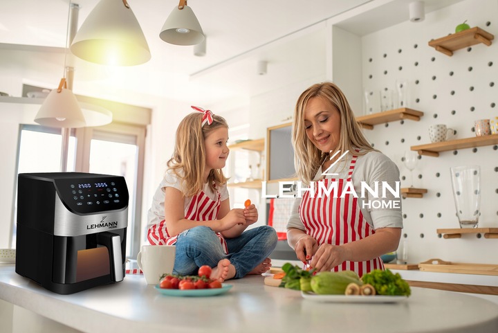 FRYTKOWNICA BEZTŁUSZCZOWA FRYTOWNICA AIRFRYER DUŻA 12 PROGRAMÓW 6l