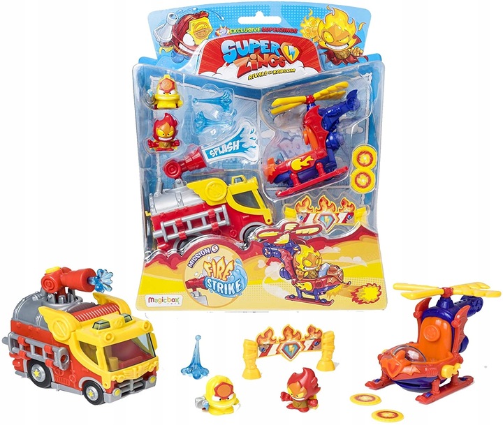 Super Zings Fire Strike Misja Pożar figurki