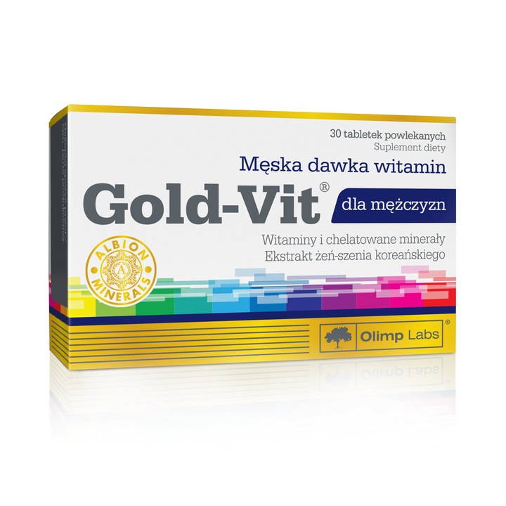 OLIMP GOLD-VIT DLA MĘŻCZYZN 60tabl WITAMINY MĘSKIE