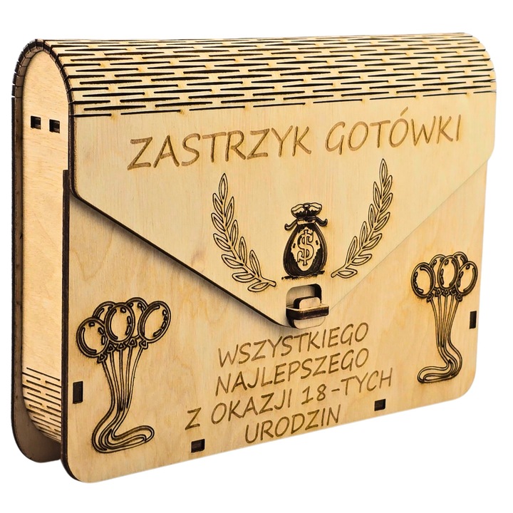 PUDEŁKO NA PIENIĄDZE PREZENT NA URODZINY CHRZEST ROCZEK PAMIĄTKA