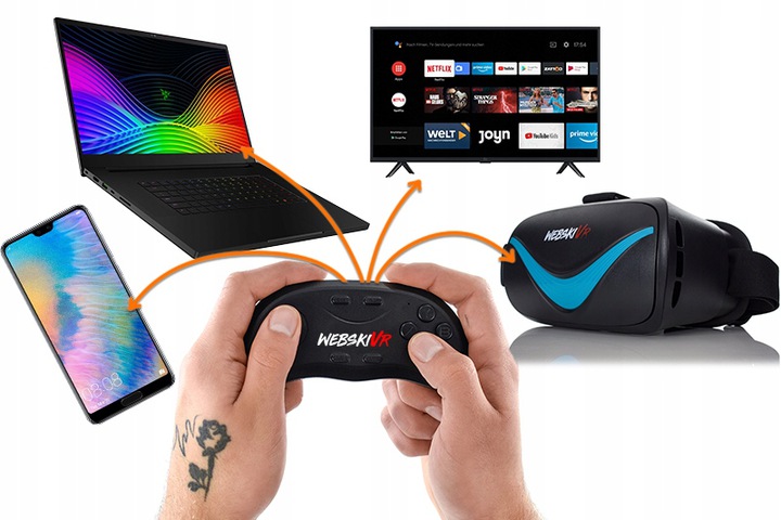 NAJLEPSZY PREZENT DLA 6 7 8 9 10 LATKA POD CHOINKĘ GOGLE VR 360 STOPNI BT