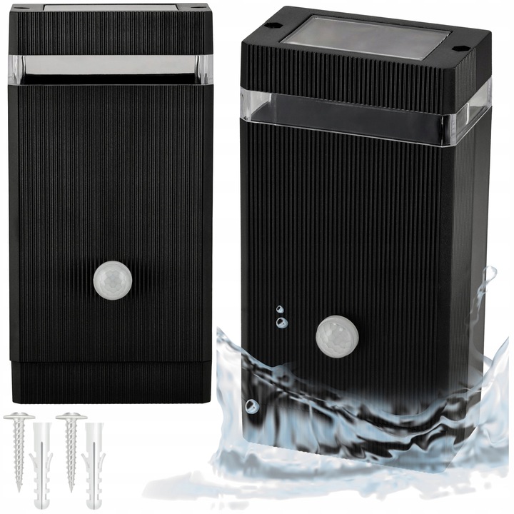 Lampa Elewacyjna Zewnętrzna LED Z Czujnikiem Ruchu i Zmierzchu 1x GU10 PIR