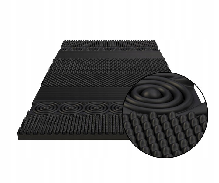 Materac LUX EKO pocket strefowy MASUJĄCY HR 7 cm profilowany 180x200