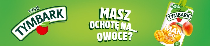 Tymbark Mus 100 % z owoców jabłko mango brzoskwinia banan 10x 200g