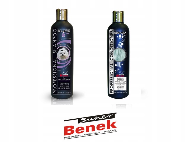 Szampon dla Maltańczyka +Odżywka do Jasnej sierści