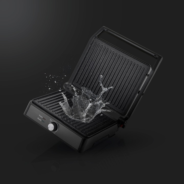 GRILL ELEKTRYCZNY OPIEKACZ TOSTER DO KANAPEK PANINI ROZKŁADANY DUŻY