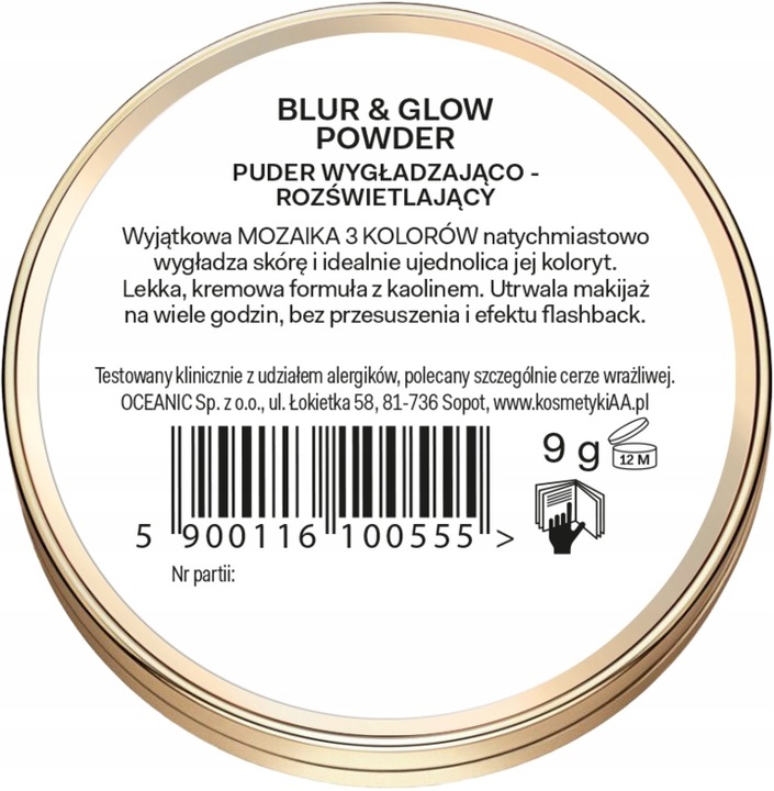 AA WINGS OF COLOR Star Secrets Puder prasowany wygładzająco-rozświetlający