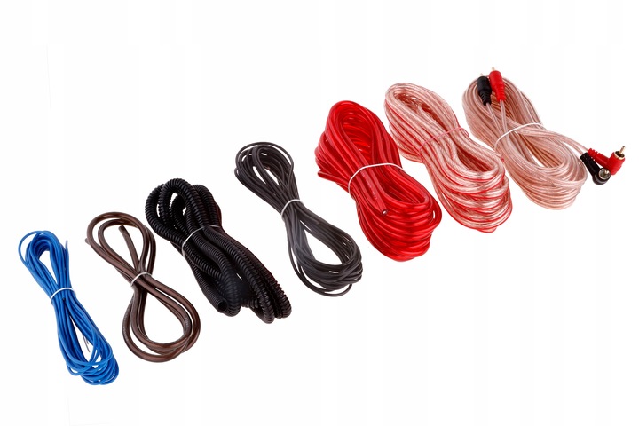 Peiying ZLA0412 Zestaw kabli do wzmacniacza samochodowego