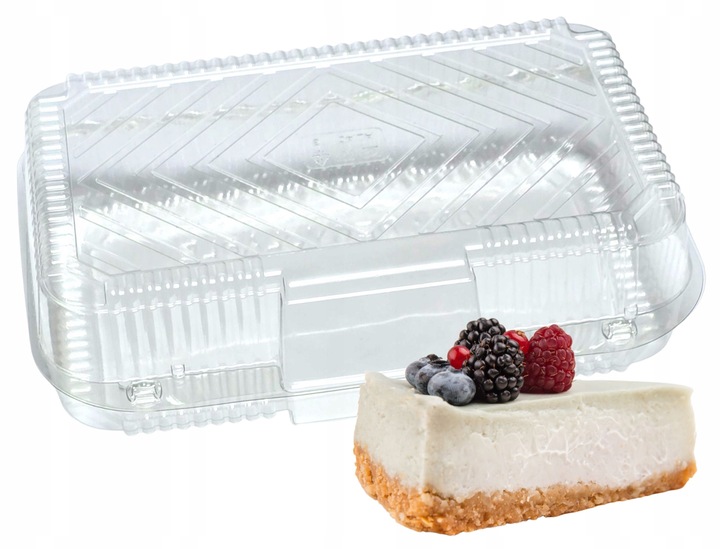 Pojemniki plastikowe na ciasto opakowanie WESELE KOMUNIE CHRZCINY 50 szt.