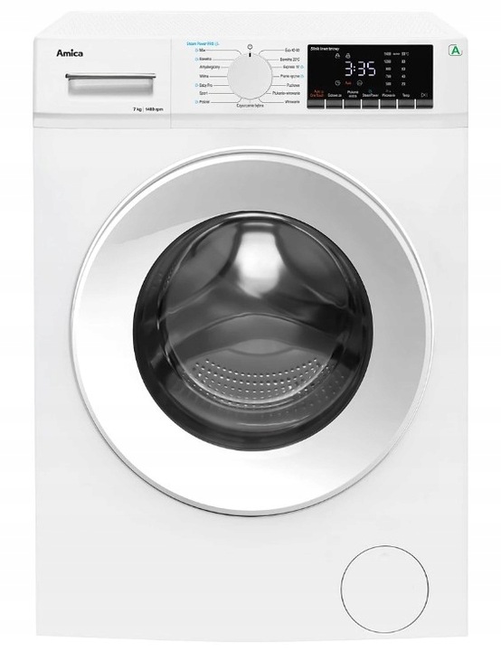 Pralka Amica WA5S714ALiSH 7kg 1400obr 15programów Slim inwerter