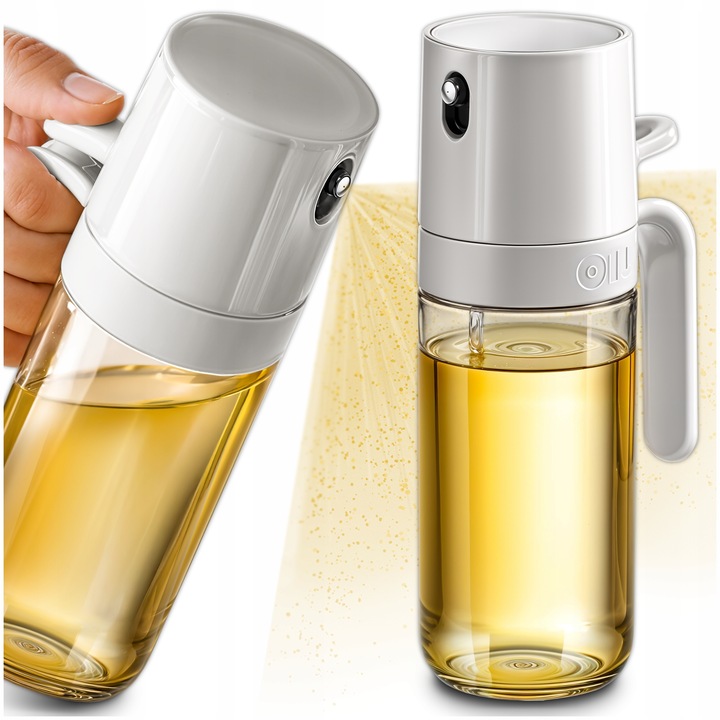 SPRYSKIWACZ DO OLIWY OLEJU KUCHENNY DOZOWNIK SZKLANY SPRAY Z RĄCZKĄ Kuketo