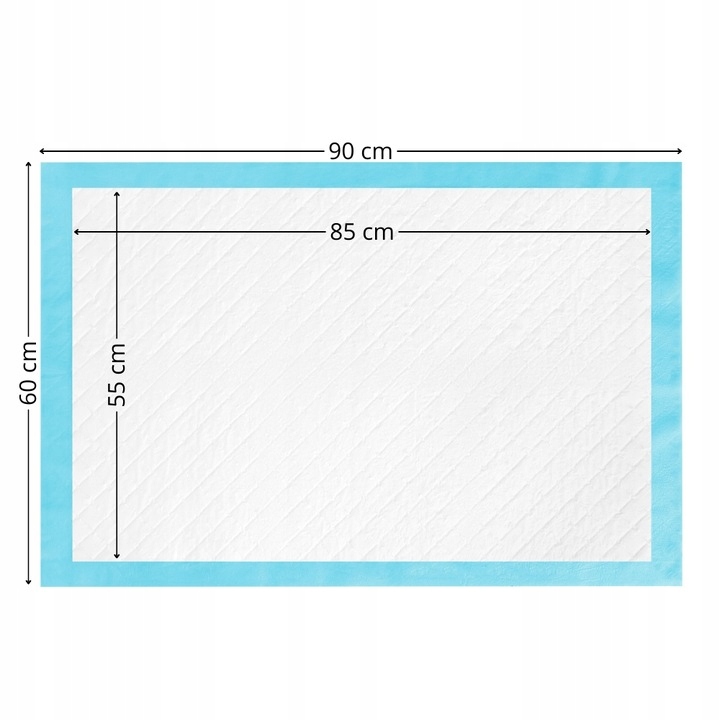Podkłady chłonne PREMIUM SAP 90x60 higieniczne BETAtex+ by ZARYS 100 szt.