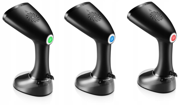 Parownica do ubrań Żelazko parowe REGULACJA PARY 7 DYSZ Czarna 380ml