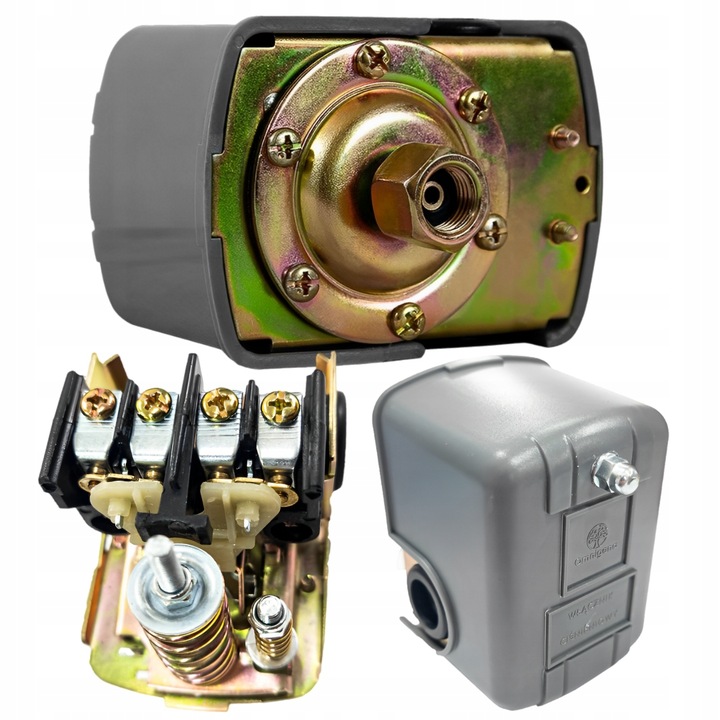 WŁĄCZNIK WYŁĄCZNIK CIŚNIENIOWY POMPY HYDROFORU 1/4" GW 5 bar 230V